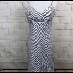 Classic striped seersucker sundress